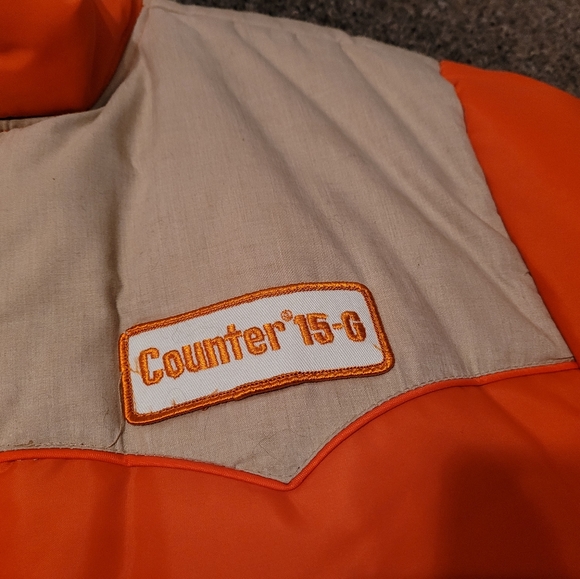 Vtg Swingster Orange Western Ranch Farm Jacket - Picture 4 of 15